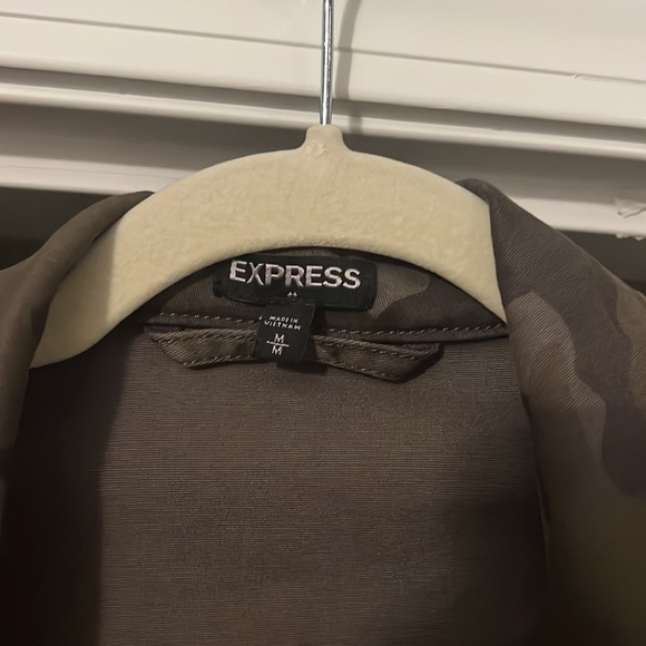 Express Army Green Camo Jacket - Picture 2 of 3